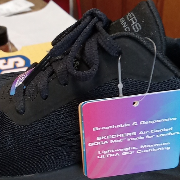 Ladies memory foam Skechers new Black 7.5 - Picture 6 of 6